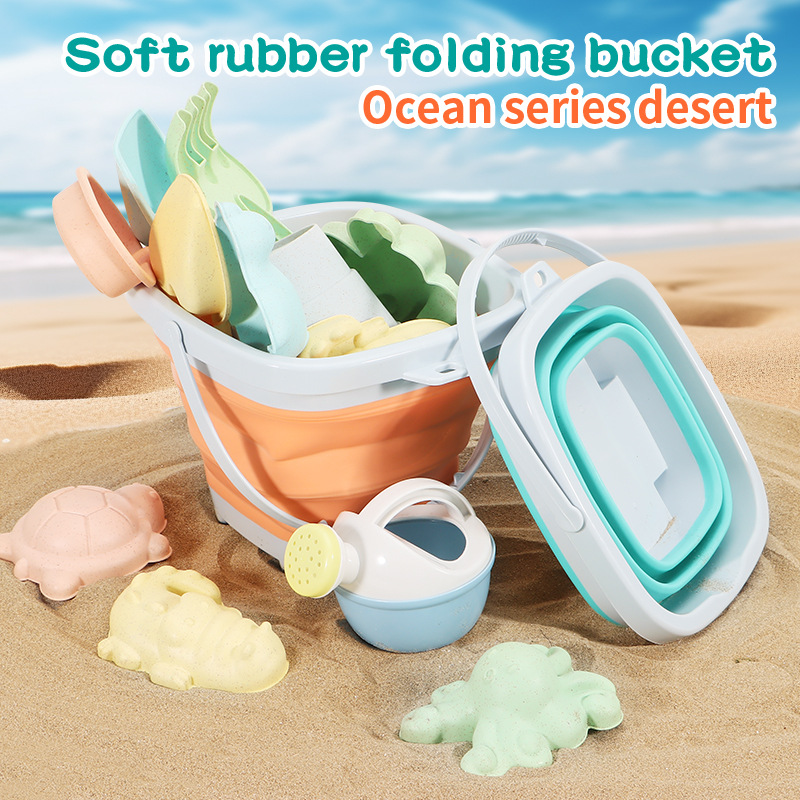 Kids Outdoor Water Toys - Beach Sand Play Water Set Folding