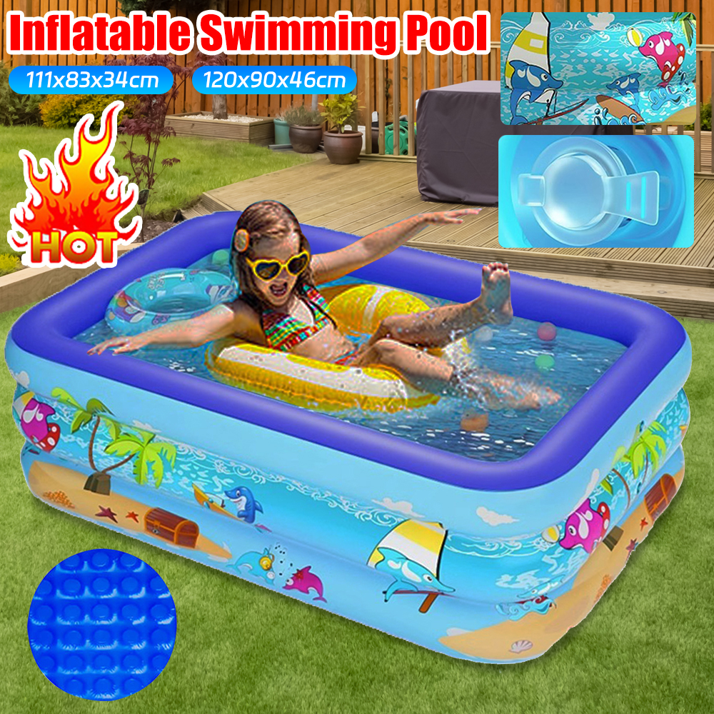 Kids Outdoor Frame - Inflatable Swimming Pool Large Family Pools
