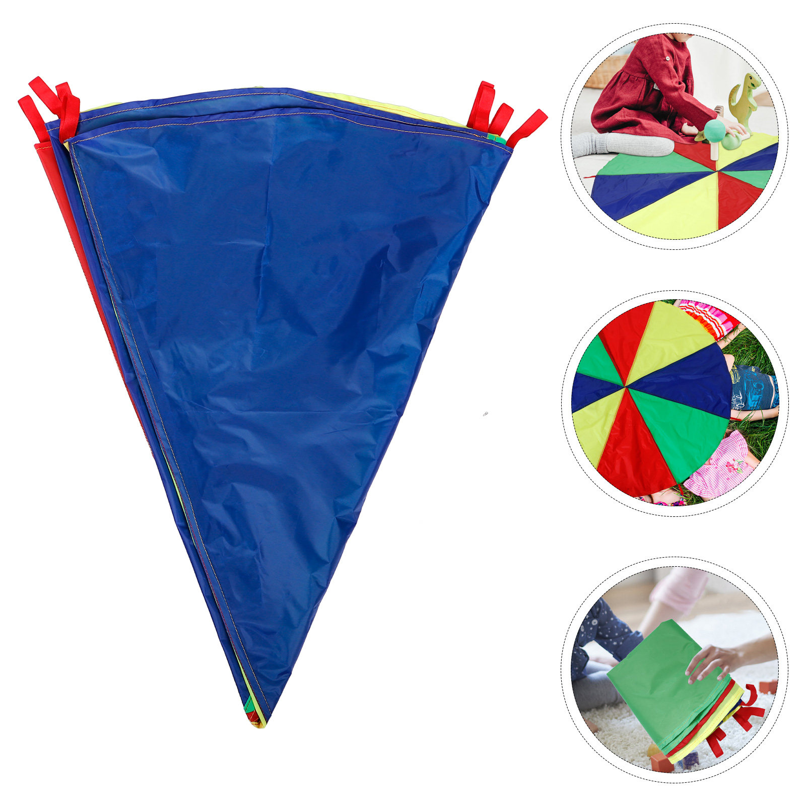 Kids Outdoor Play Equipment - Rainbow Parachute Kindergarten Outdoor Props 8