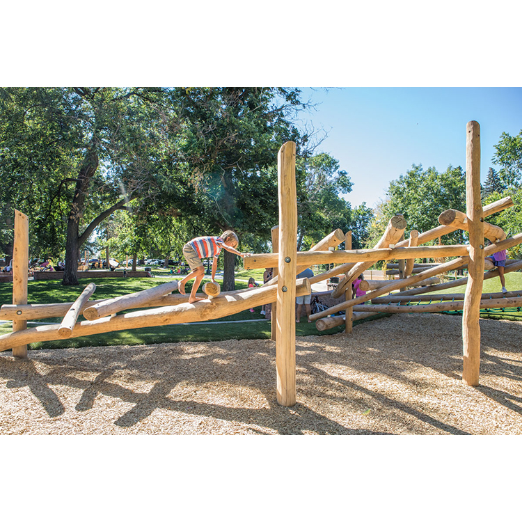 Kids Outdoor Wooden Playset - Kids Playground Outdoor Play Set Wood