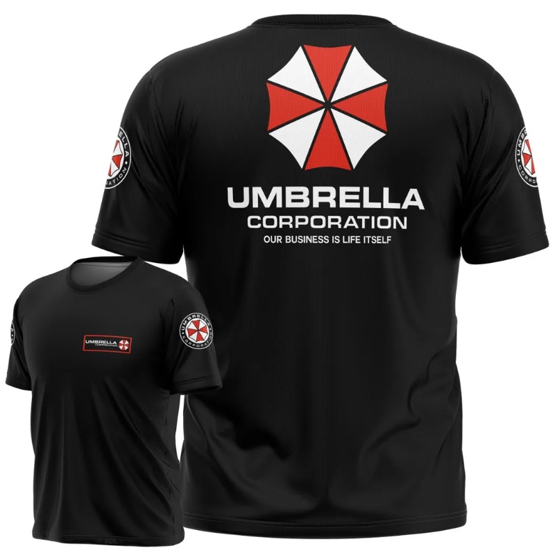 Kids Outdoor Umbrella - Bio-umbrella Company Black Logo Slogan 3D