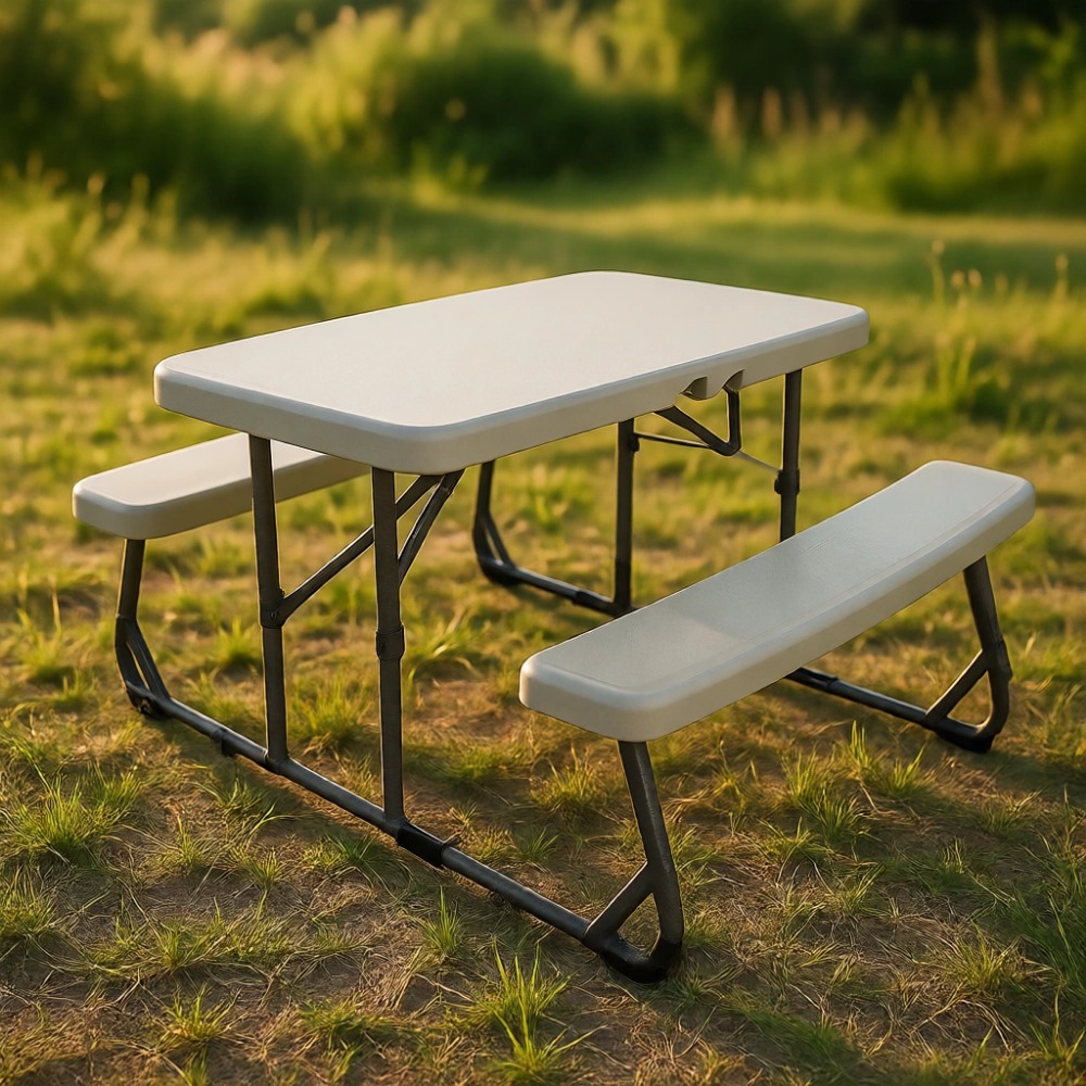 Kids Outdoor Folding Table - Compact Kids Folding Picnic Table for