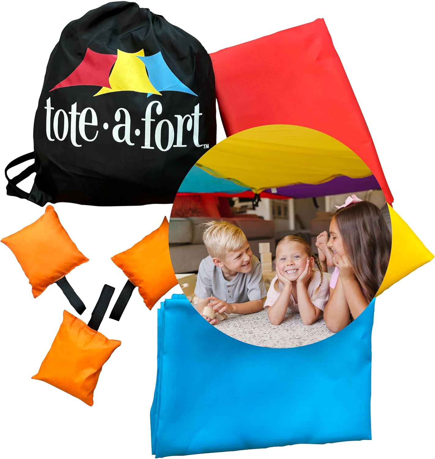 Blanket Fort Building Kit for  - Kids Outdoor Fort Building Kit avaliação e preço