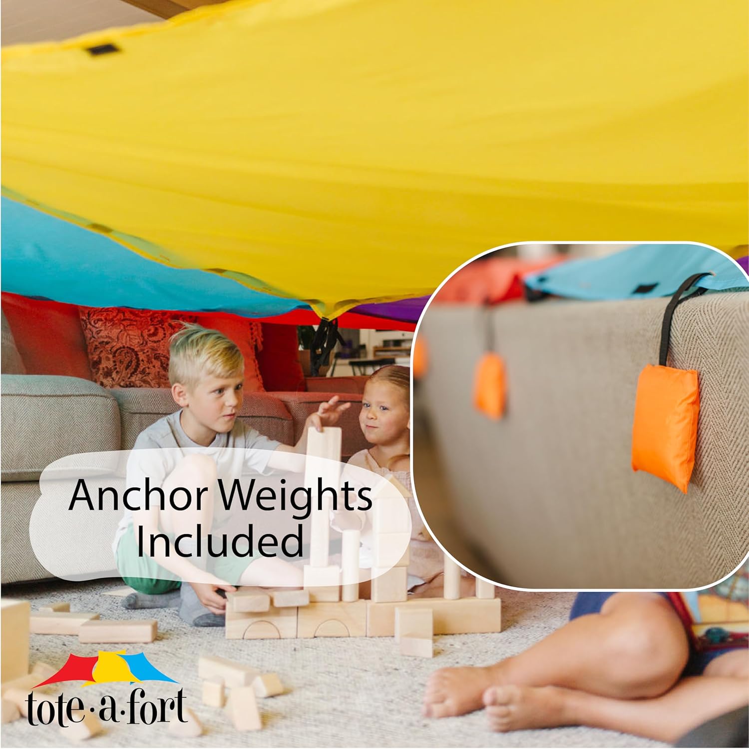 Blanket Fort Building Kit for  - Kids Outdoor Fort Building Kit avaliação e preço