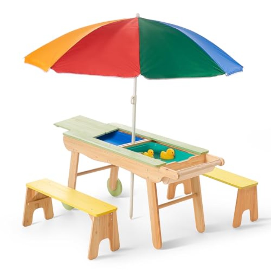 Indoor outdoor 3-in-1 kids pic - Kids Outdoor Umbrella avaliação e preço