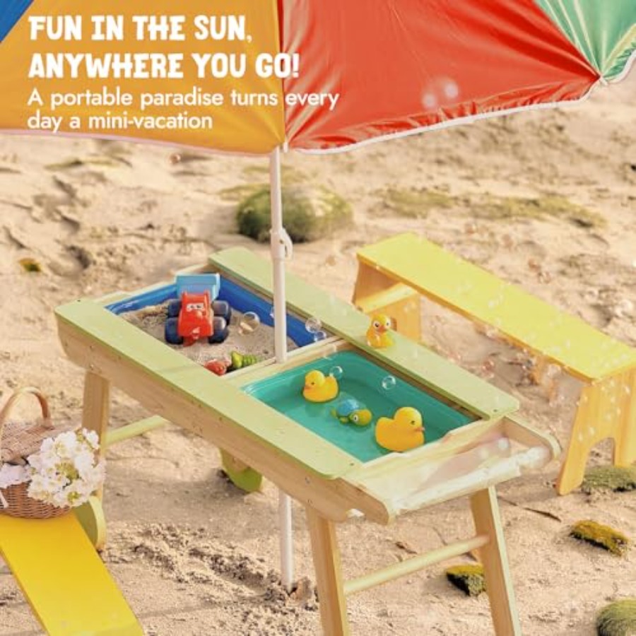 Indoor outdoor 3-in-1 kids pic - Kids Outdoor Umbrella avaliação e preço