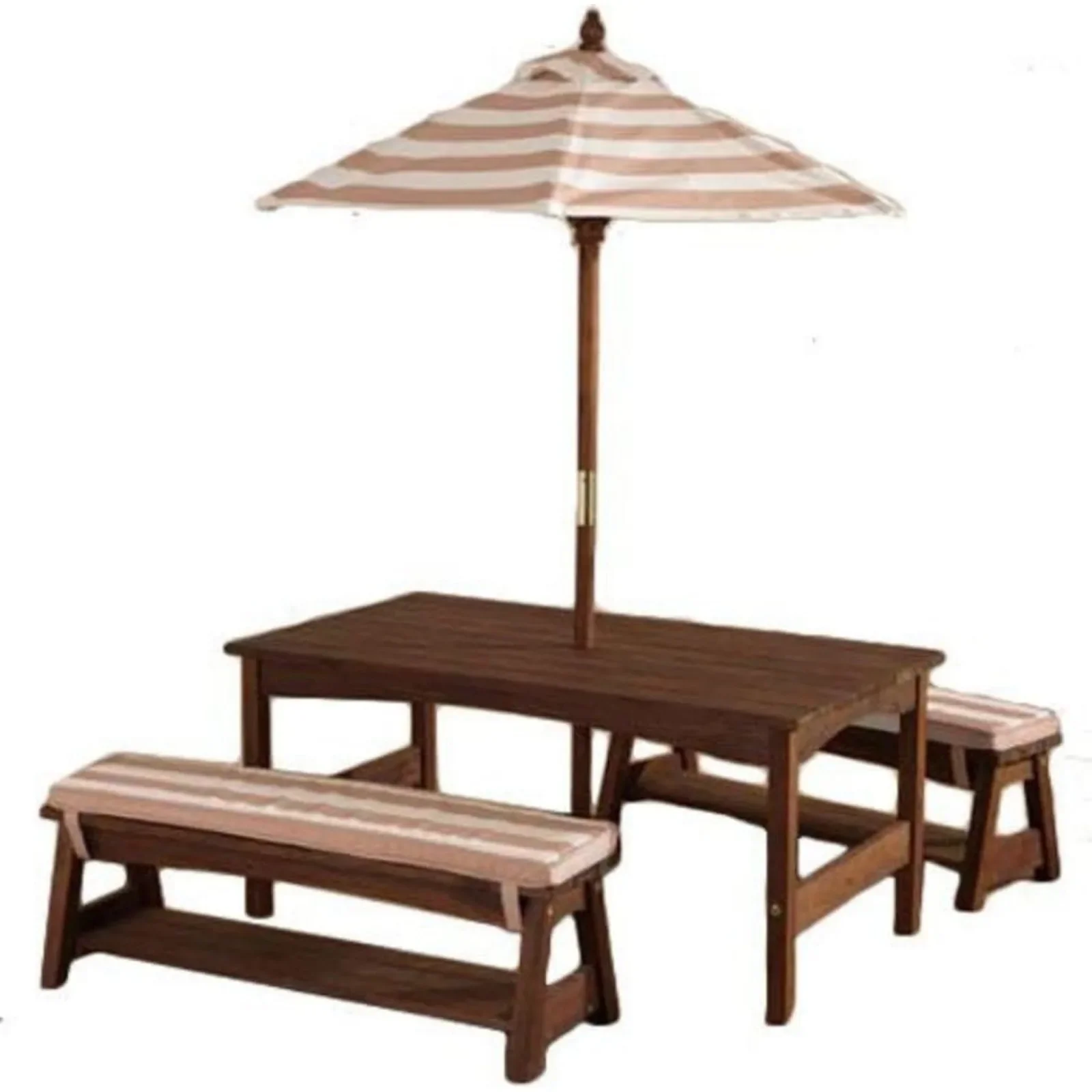 For Outdoor Wooden Table & Ben - Kids Outdoor Bench With Umbrella avaliação e preço