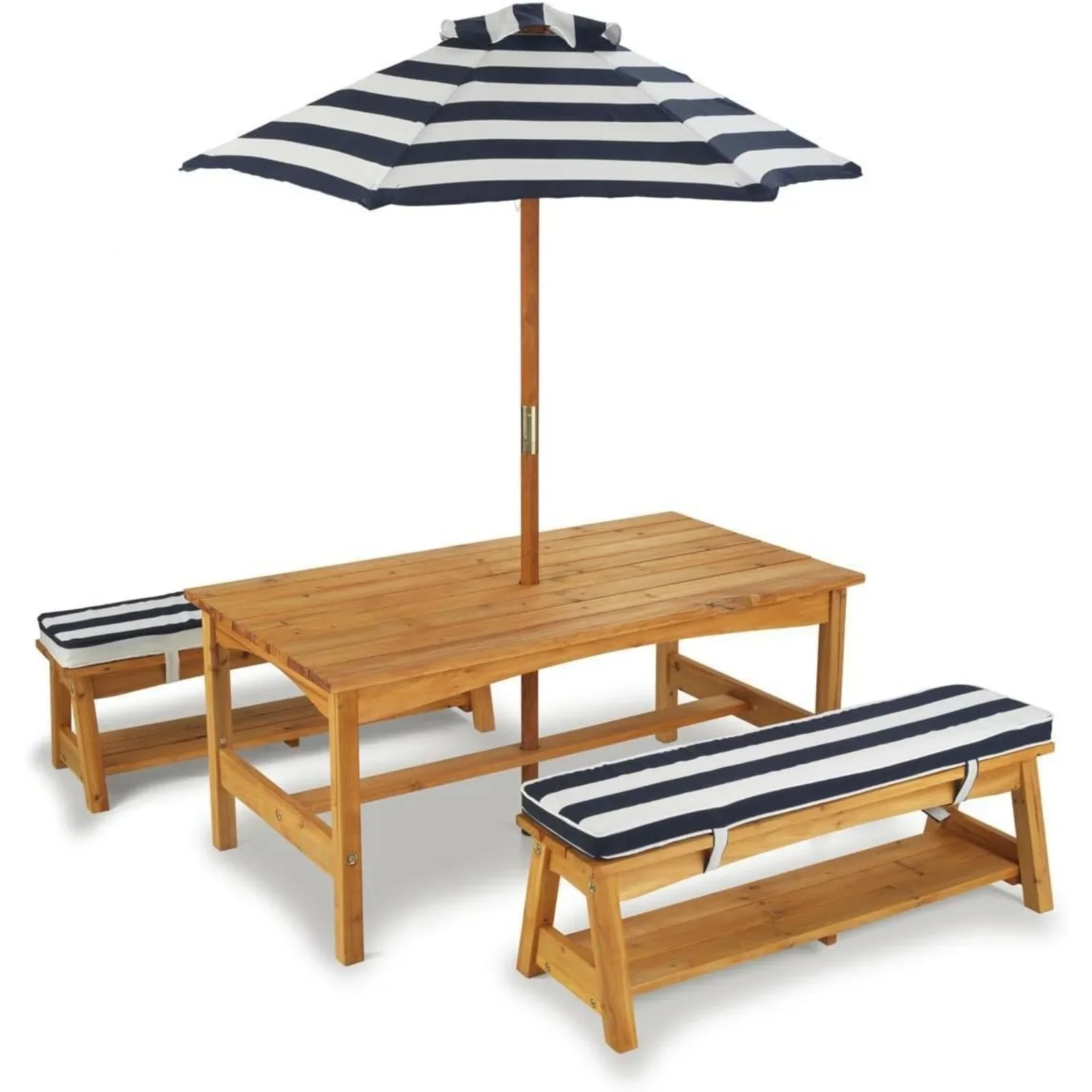 For Outdoor Wooden Table & Ben - Kids Outdoor Bench With Umbrella avaliação e preço