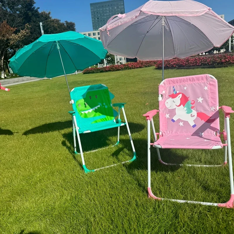 Cartoon Animal Kids Beach Chai - Kids Outdoor Umbrella avaliação e preço