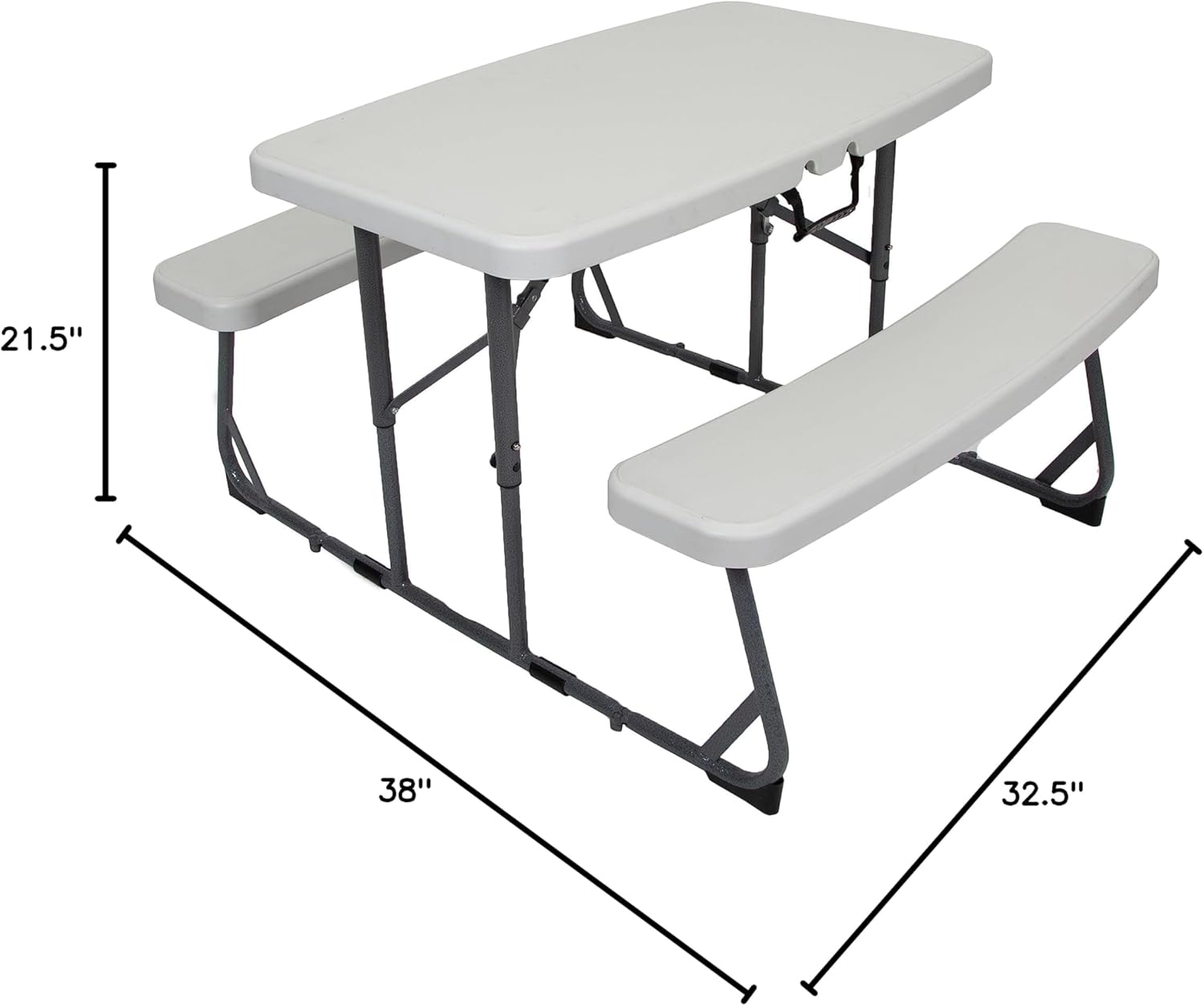 Portable Kids Picnic Table wit - Kids Outdoor Folding Table avaliação e preço