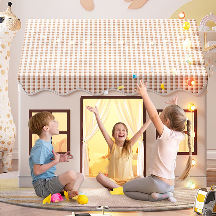 Kids Tent Playhouse Foldable C - Kids Outdoor Fence avaliação e preço