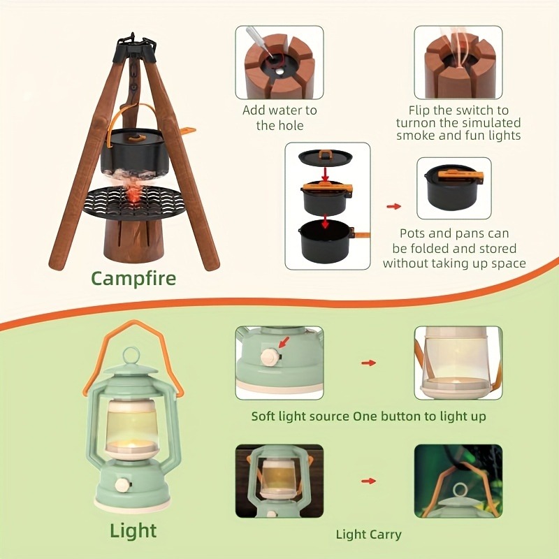 Kids Camping Set Toy Outdoor E - Kids Outdoor Wendy House avaliação e preço
