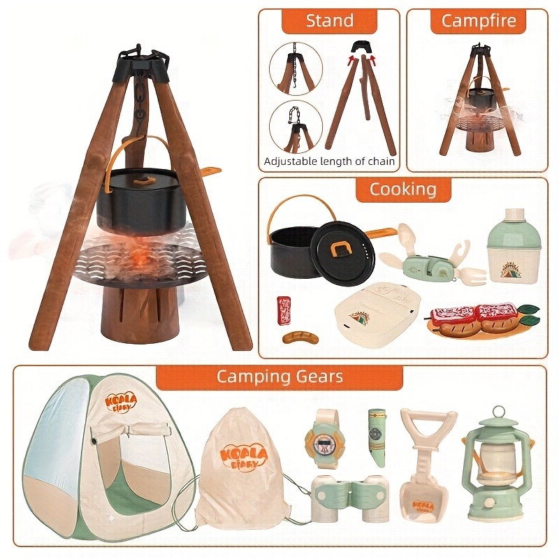 Kids Camping Set Toy Outdoor E - Kids Outdoor Wendy House avaliação e preço