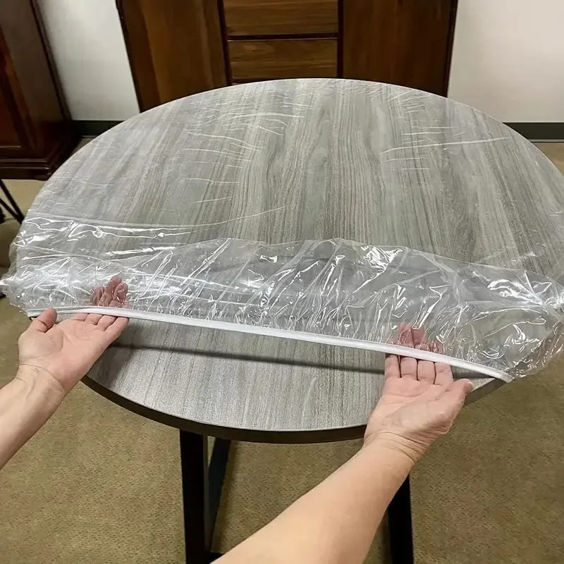 Multipurpose Round Transparent - Kids Outdoor Folding Table avaliação e preço