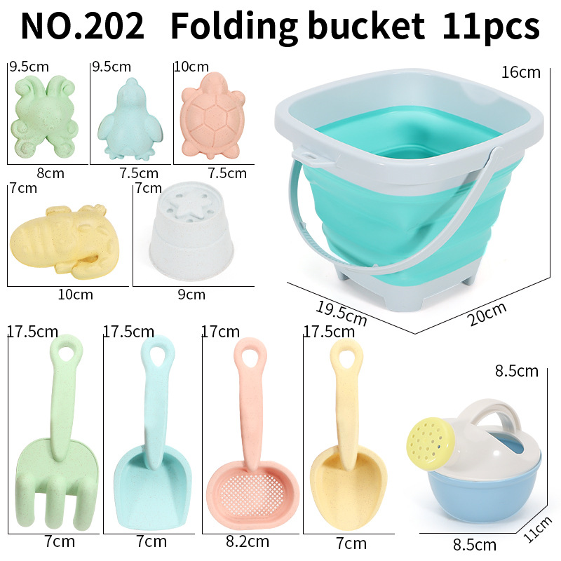 Beach Sand Play Water Set Fold - Kids Outdoor Water Toys avaliação e preço