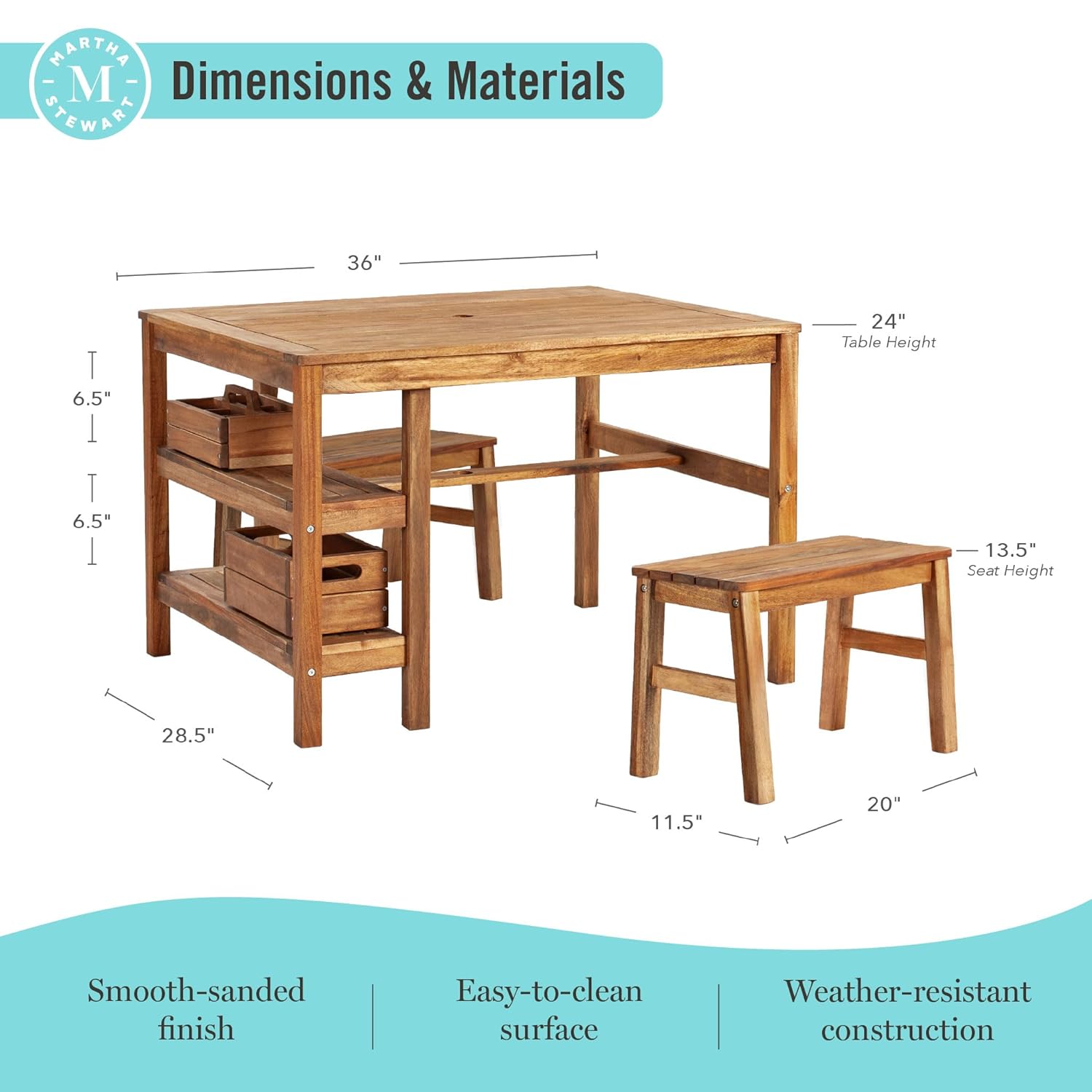 Kids Outdoor Table & Bench Set - Kids Outdoor Wooden Playset avaliação e preço