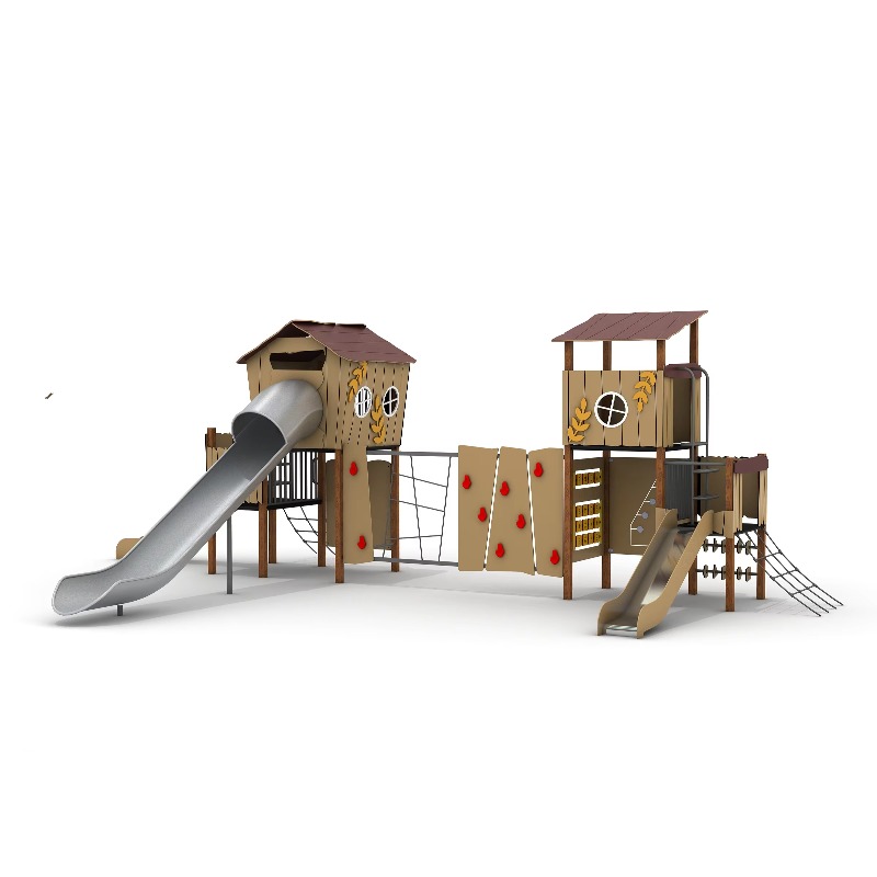 Wooden Outdoor Playground Set  - Kids Outdoor Wooden Playset avaliação e preço