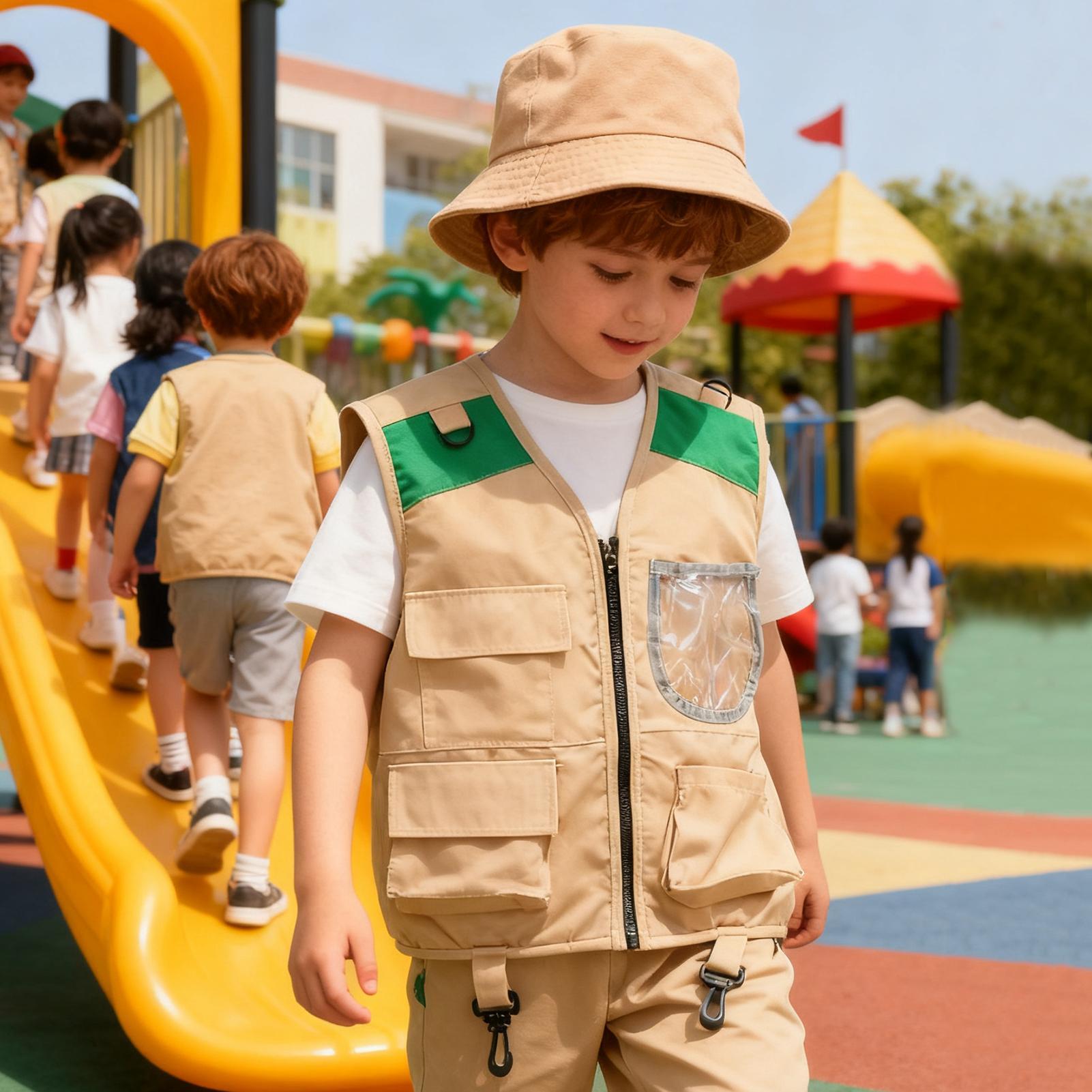 Kids Explorer hat and vest Cos - Kids Outdoor Umbrella avaliação e preço