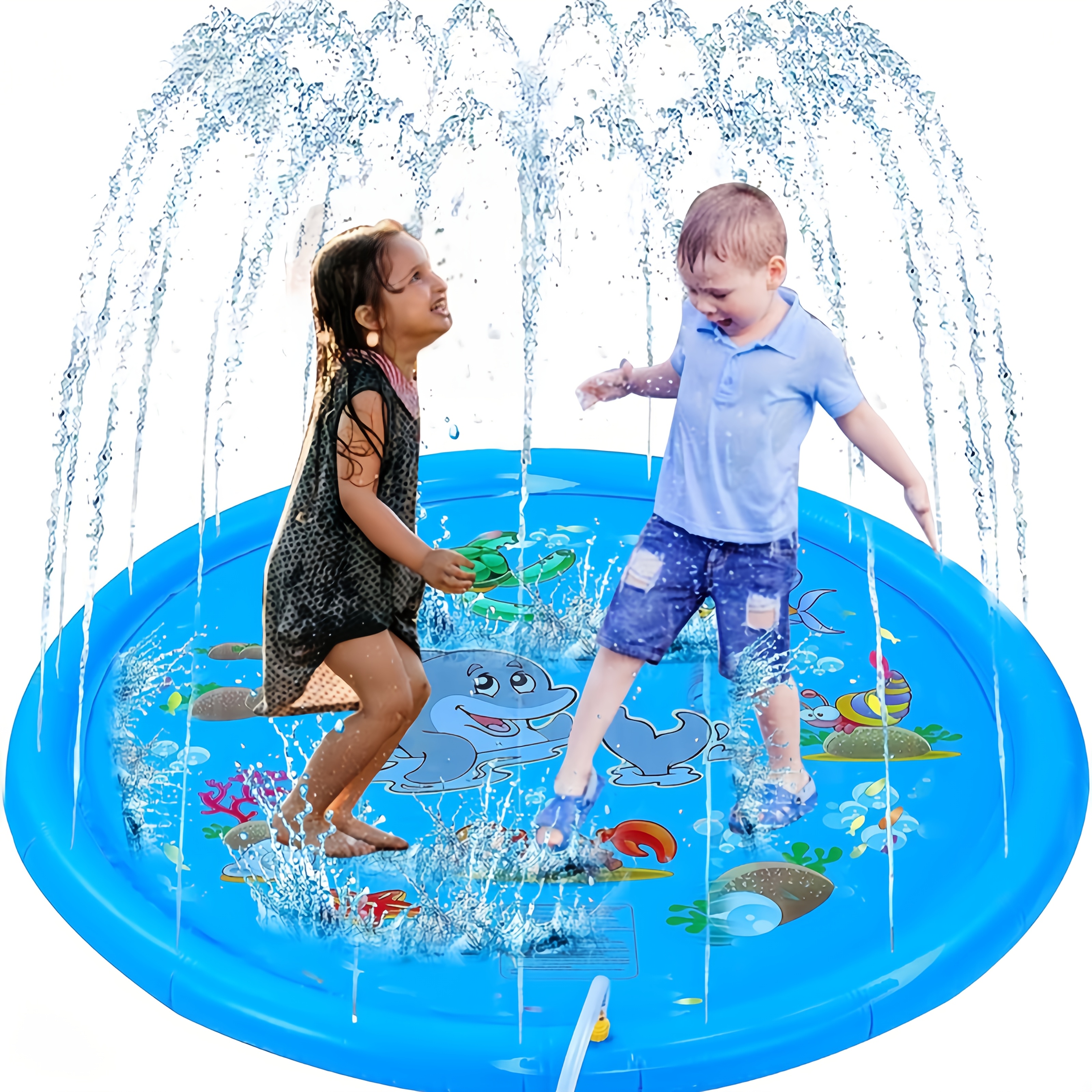 PVC Inflatable Splash Pad Spri - Kids Outdoor Water Toys avaliação e preço