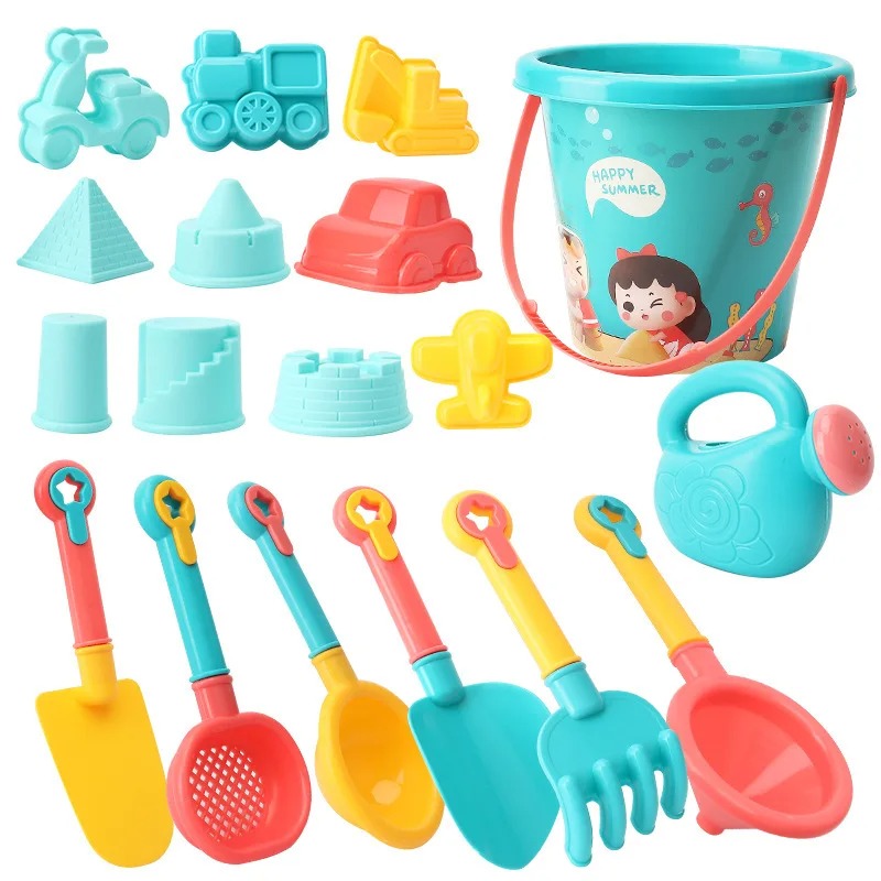 18PCS Beach Toy Set Bucket Sea - Kids Outdoor Water Toys avaliação e preço