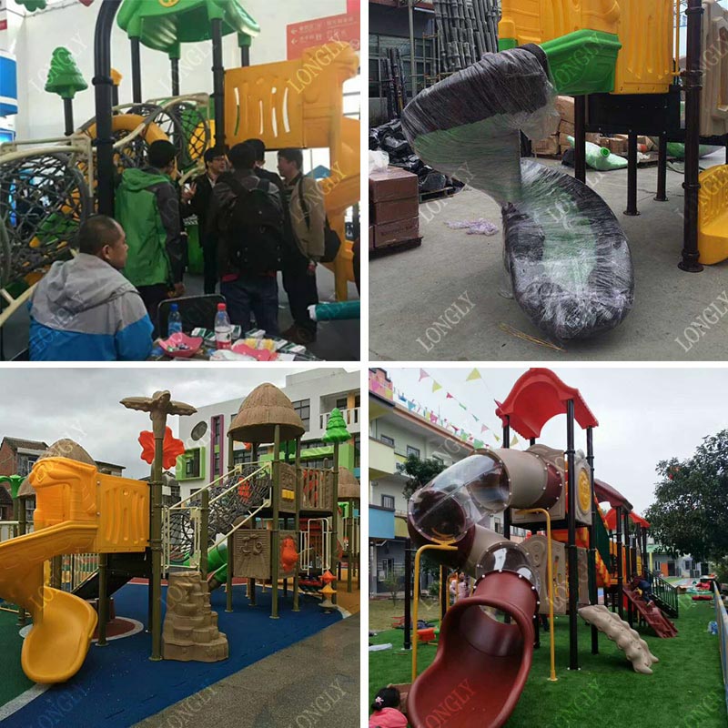 Commercial Plastic Slide 450x2 - Kids Outdoor Education avaliação e preço