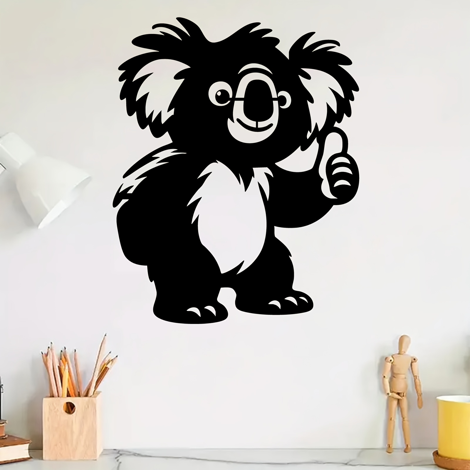 1PC Cute Koala Aluminum Metal  - Kids Outdoor Fence avaliação e preço