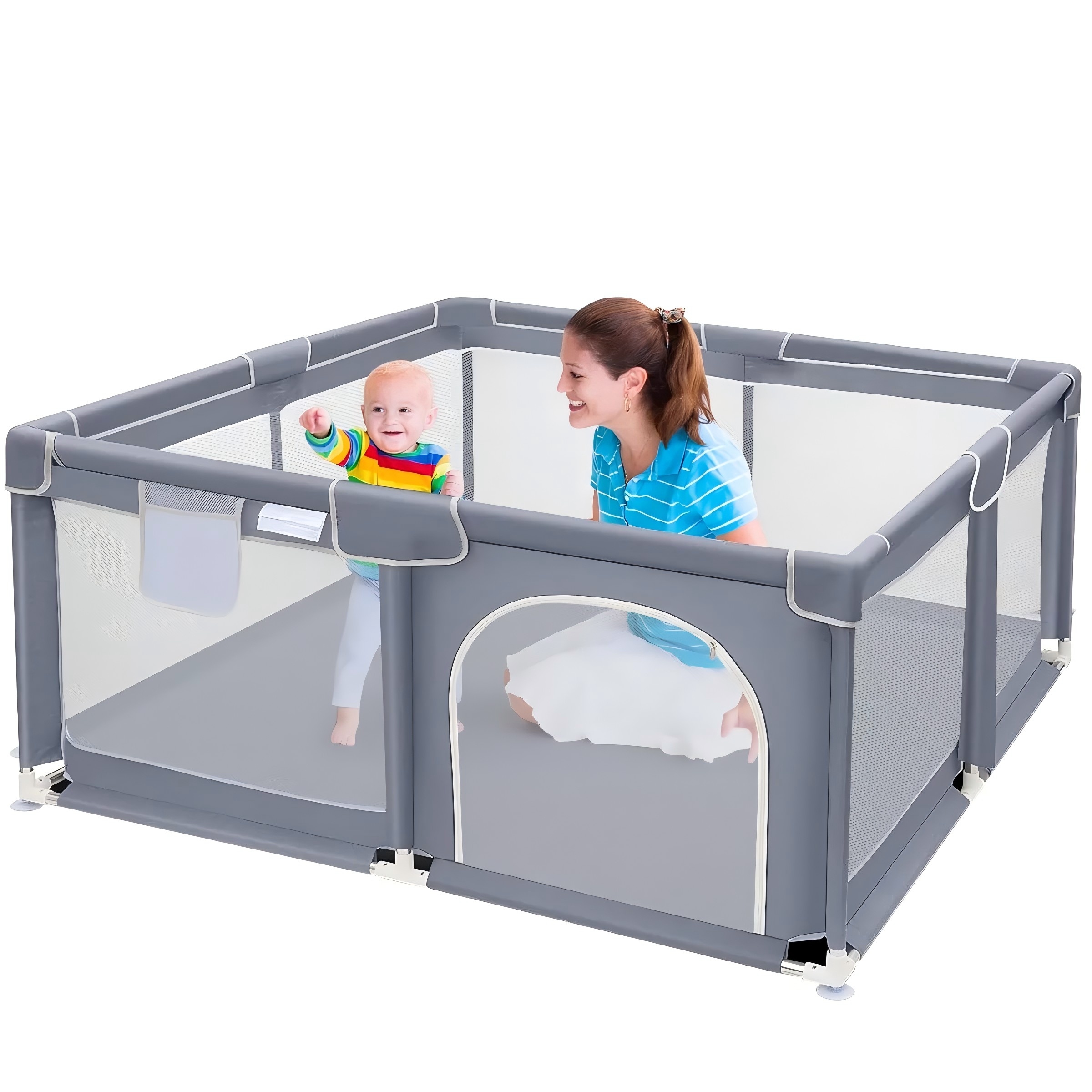 Baby Playpen, Extra Large Play - Kids Outdoor Fence avaliação e preço