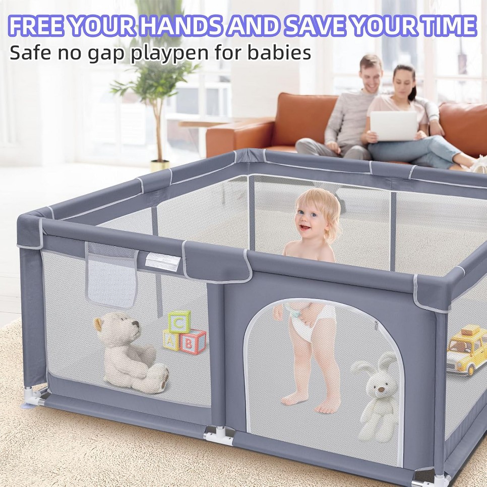 Baby Playpen, Extra Large Play - Kids Outdoor Fence avaliação e preço