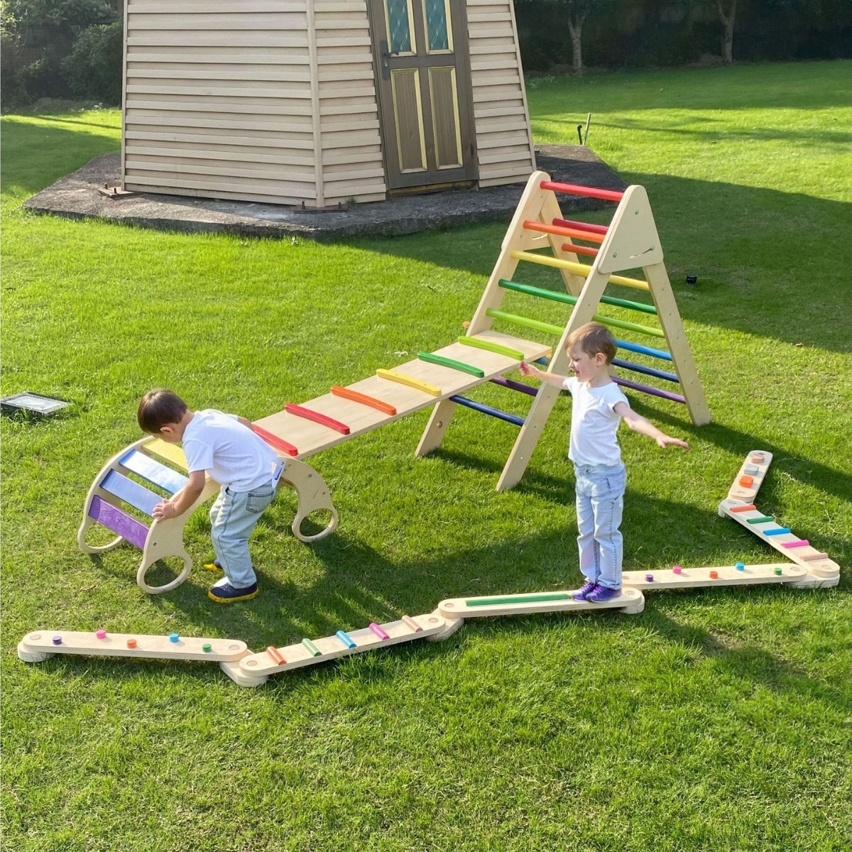Customizable Eco-Friendly Beec - Kids Outdoor Balance Beam avaliação e preço