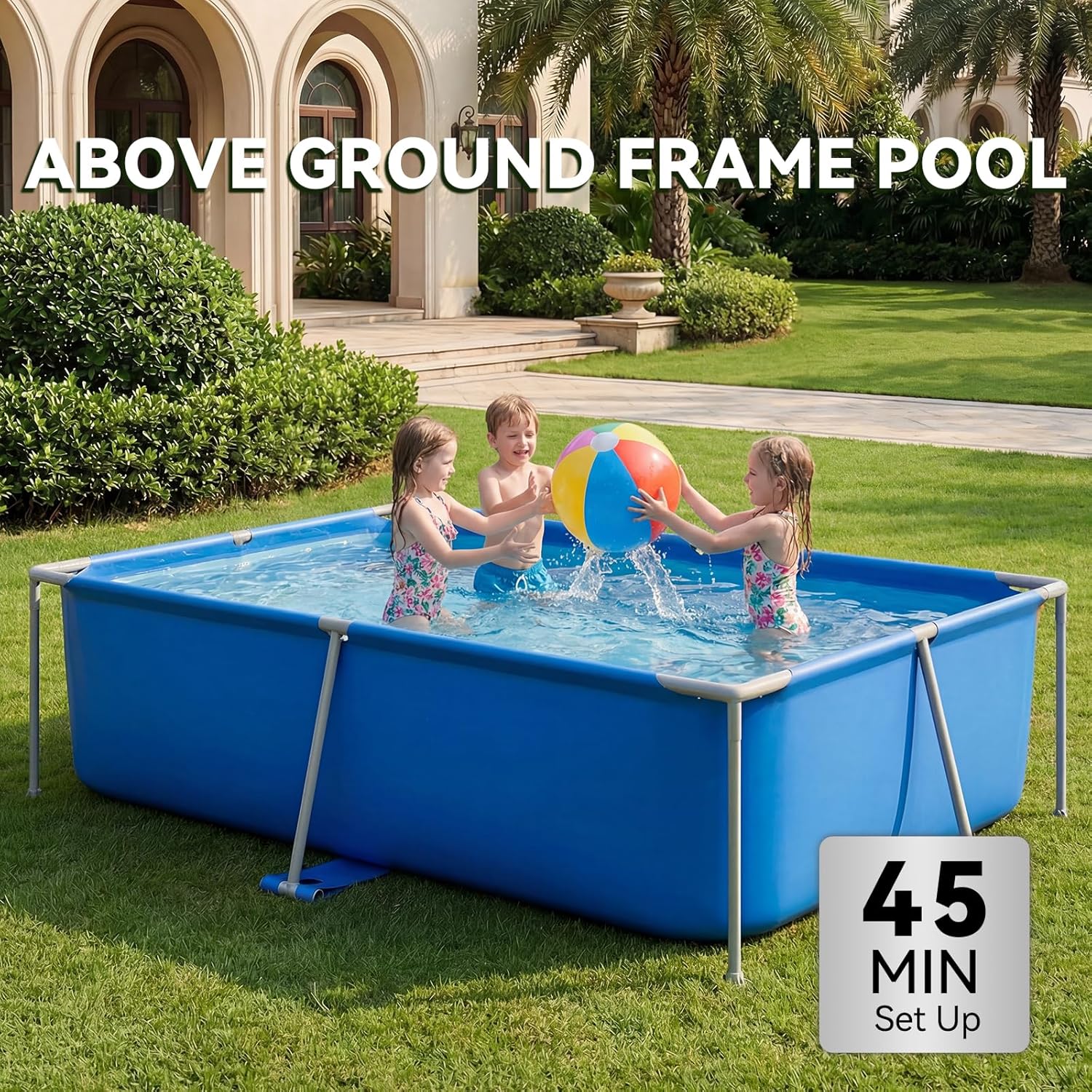 8' X 6' X 23'' Metal Frame Swi - Kids Outdoor Frame avaliação e preço