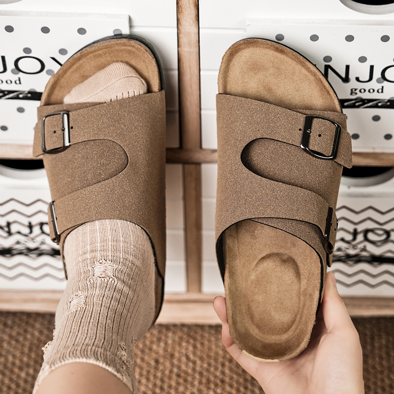 2026 Cork Slippers Men Summer  - Kids Outdoor Tools avaliação e preço