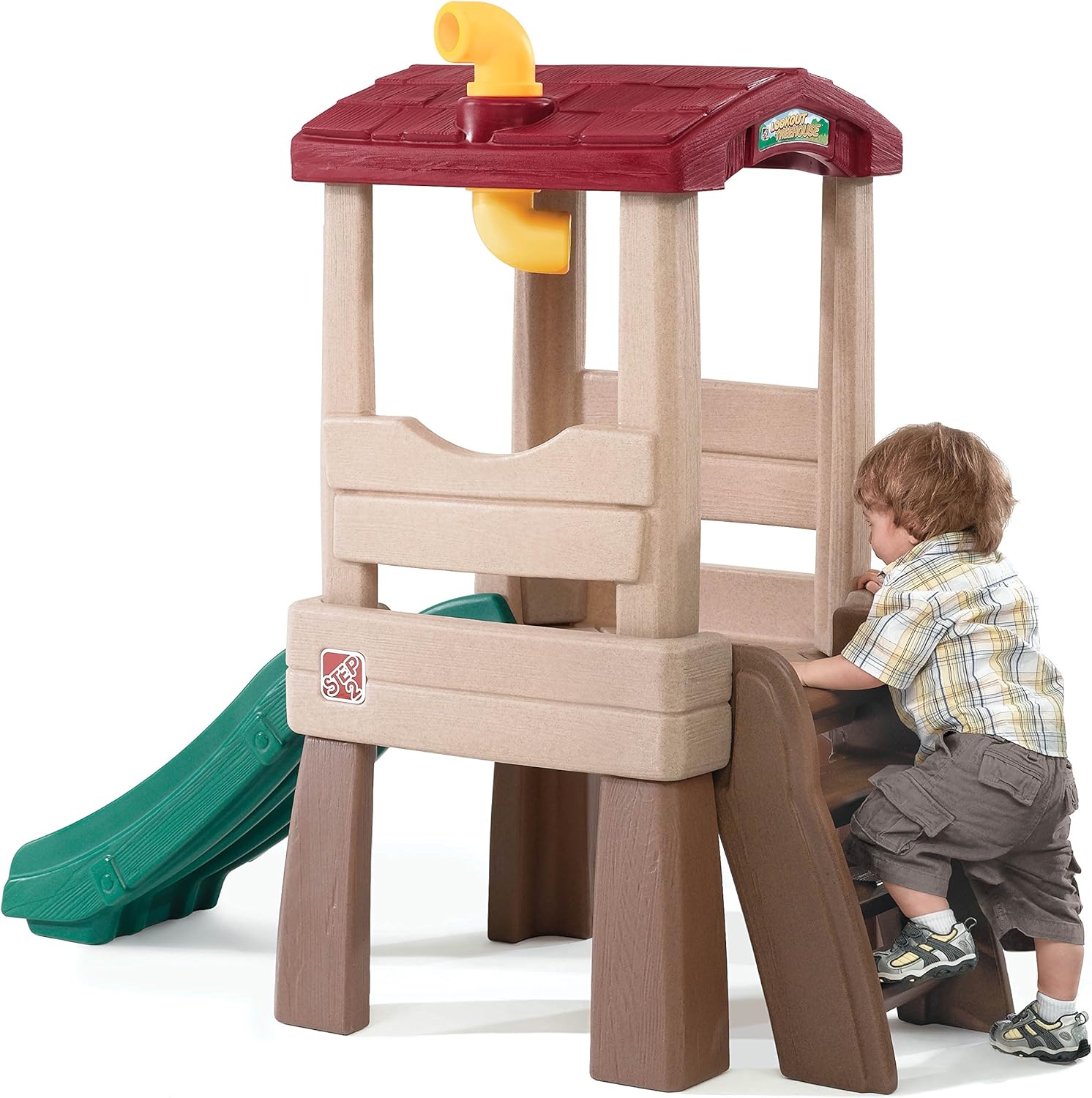 Play Naturally Playful Lookout - Kids Outdoor Wooden Playset avaliação e preço