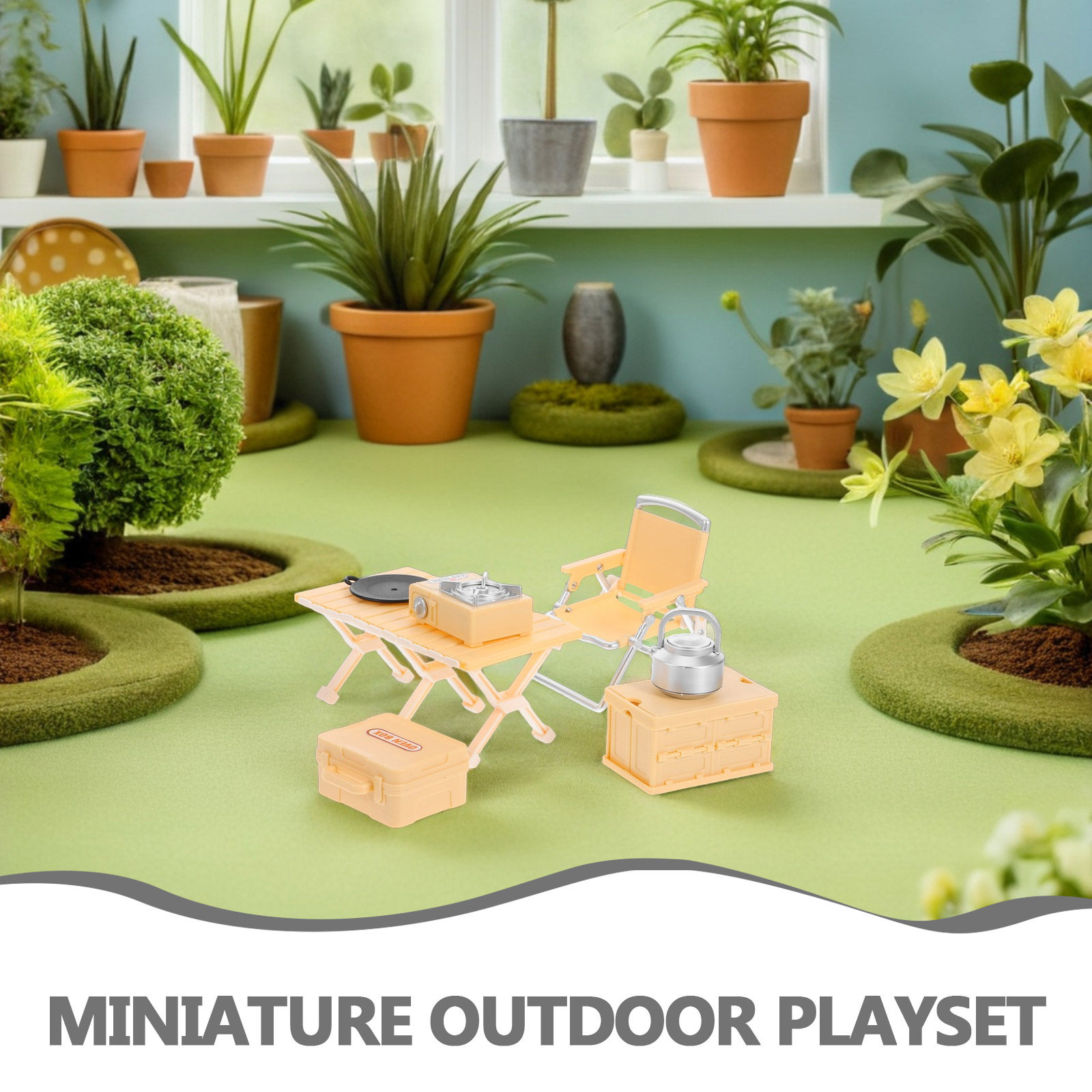 1Set Realistic Kids Camping Pl - Kids Outdoor Folding Table avaliação e preço