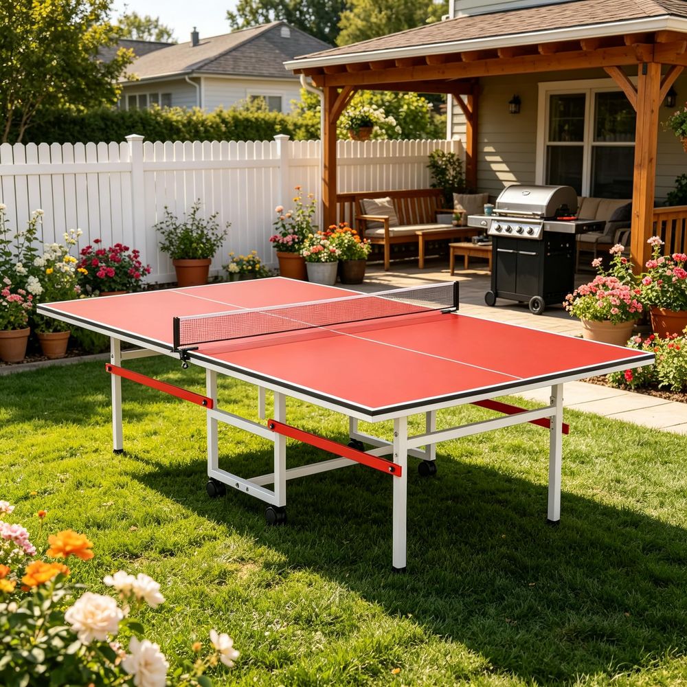 Table Tennis Table with Net, I - Kids Outdoor Folding Table avaliação e preço