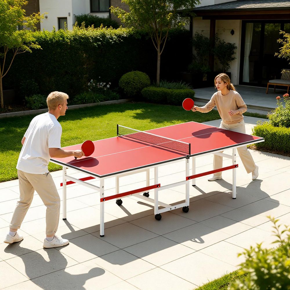 Table Tennis Table with Net, I - Kids Outdoor Folding Table avaliação e preço