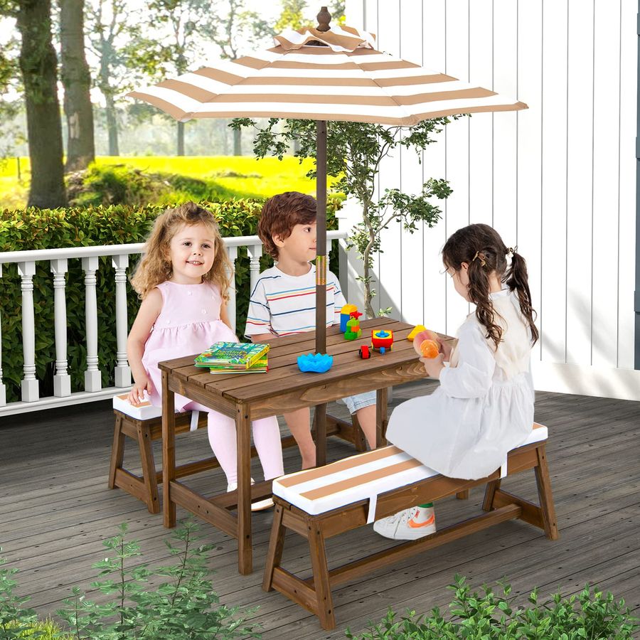 Kids Picnic Table, Toddler Woo - Kids Outdoor Chair And Table avaliação e preço