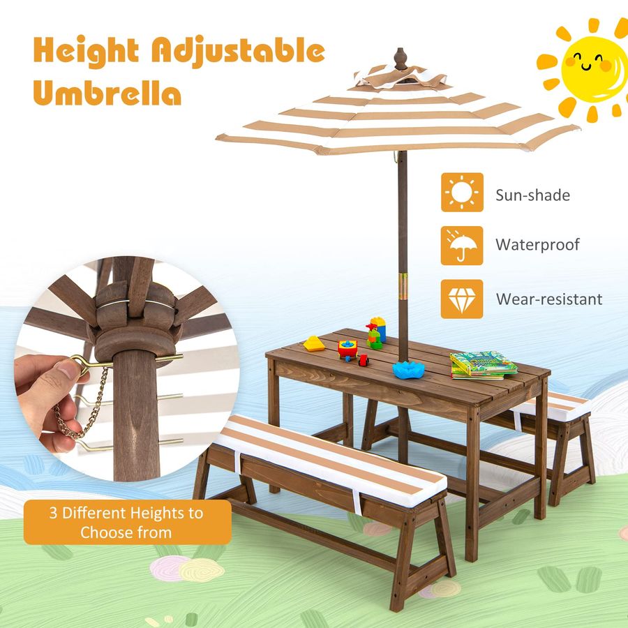 Kids Picnic Table, Toddler Woo - Kids Outdoor Chair And Table avaliação e preço