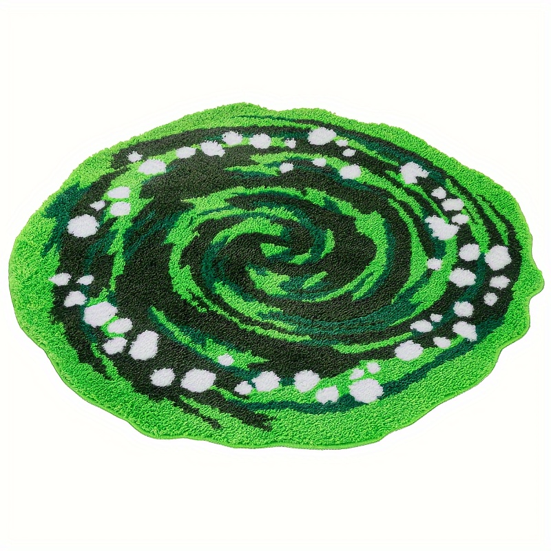 VIKAMA Green Round Plush Carpe - Kids Outdoor Folding Table avaliação e preço