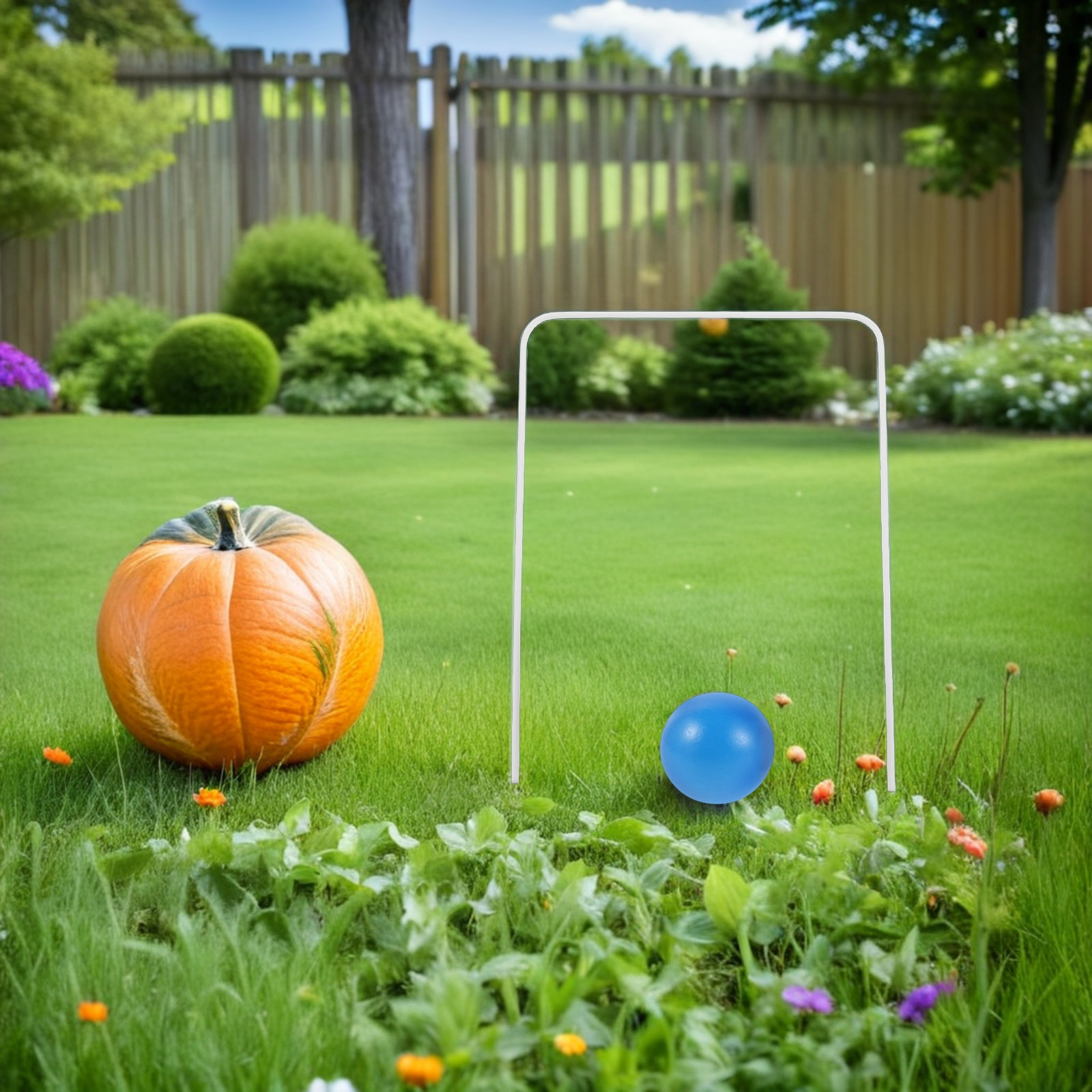 1Set Croquet Game Kit Kids Woo - Kids Outdoor Wooden Playset avaliação e preço