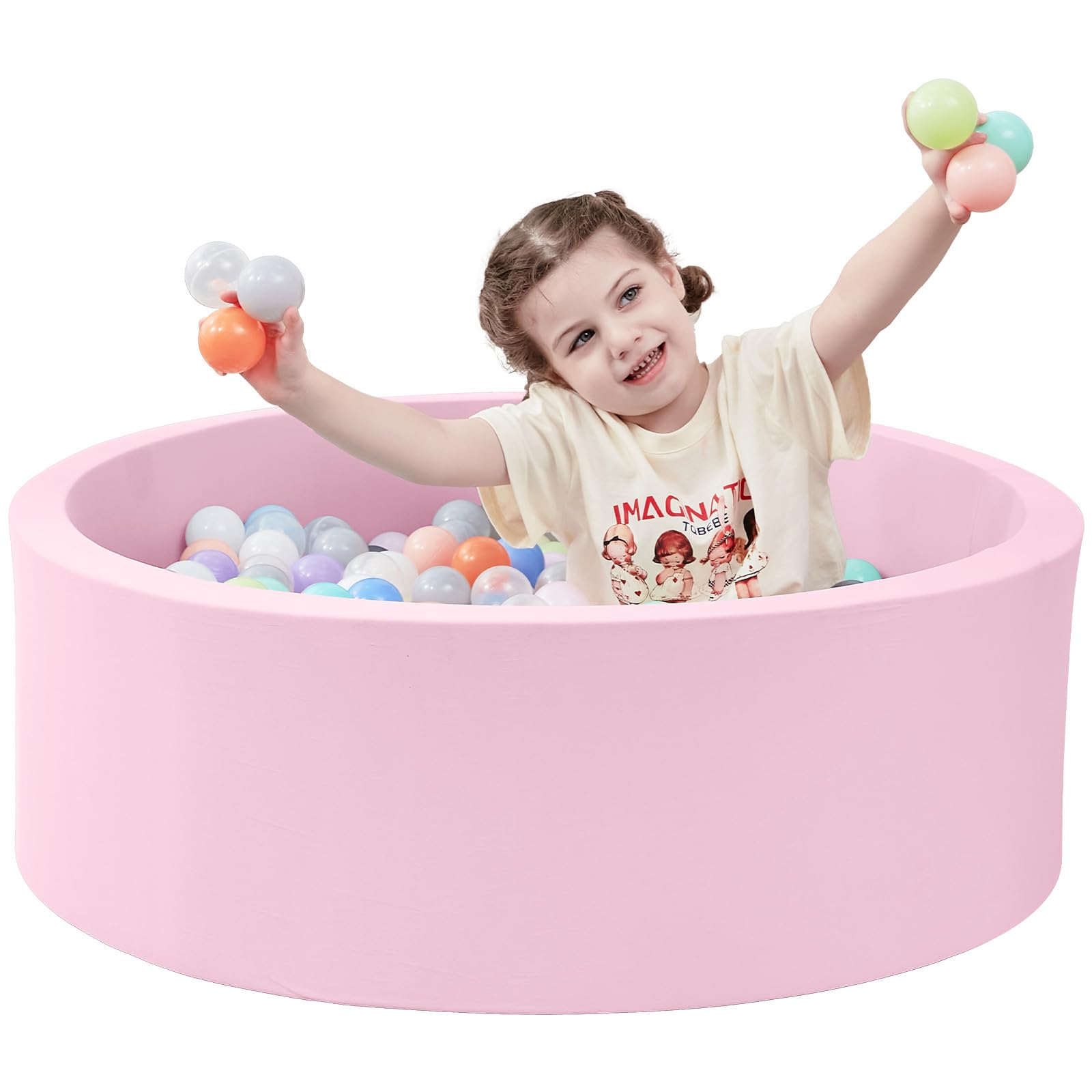 Foam Baby Ball Pit for Toddler - Kids Outdoor Wendy House avaliação e preço