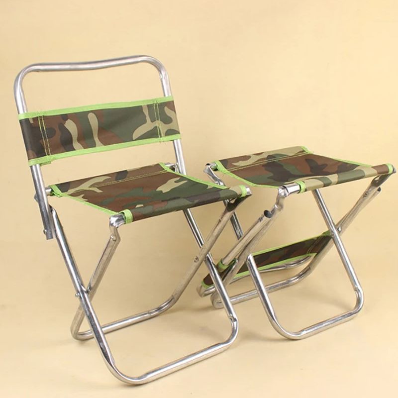 Camouflage Folding Stool with  - Kids Outdoor Lounge Furniture avaliação e preço