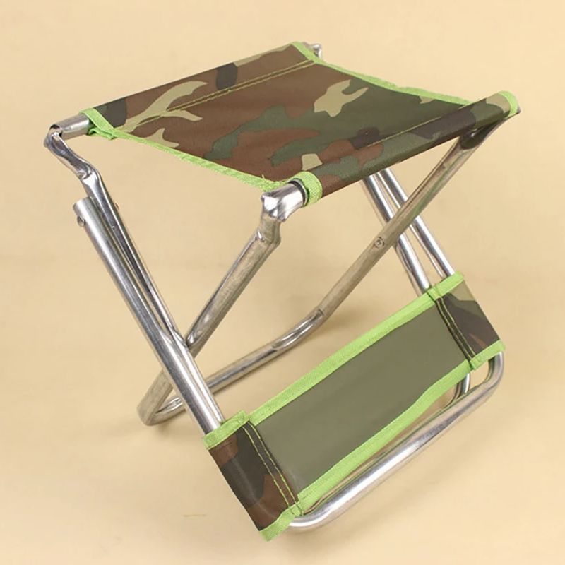 Camouflage Folding Stool with  - Kids Outdoor Lounge Furniture avaliação e preço
