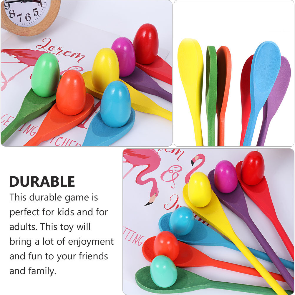 4Set Balance Game Egg Spoon Ra - Kids Outdoor Tools avaliação e preço