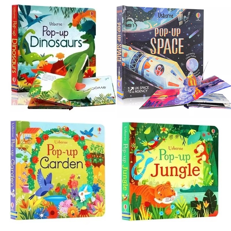 Usborne Pop Up Dinosaurs/Jungl - Kids Outdoor Tools avaliação e preço