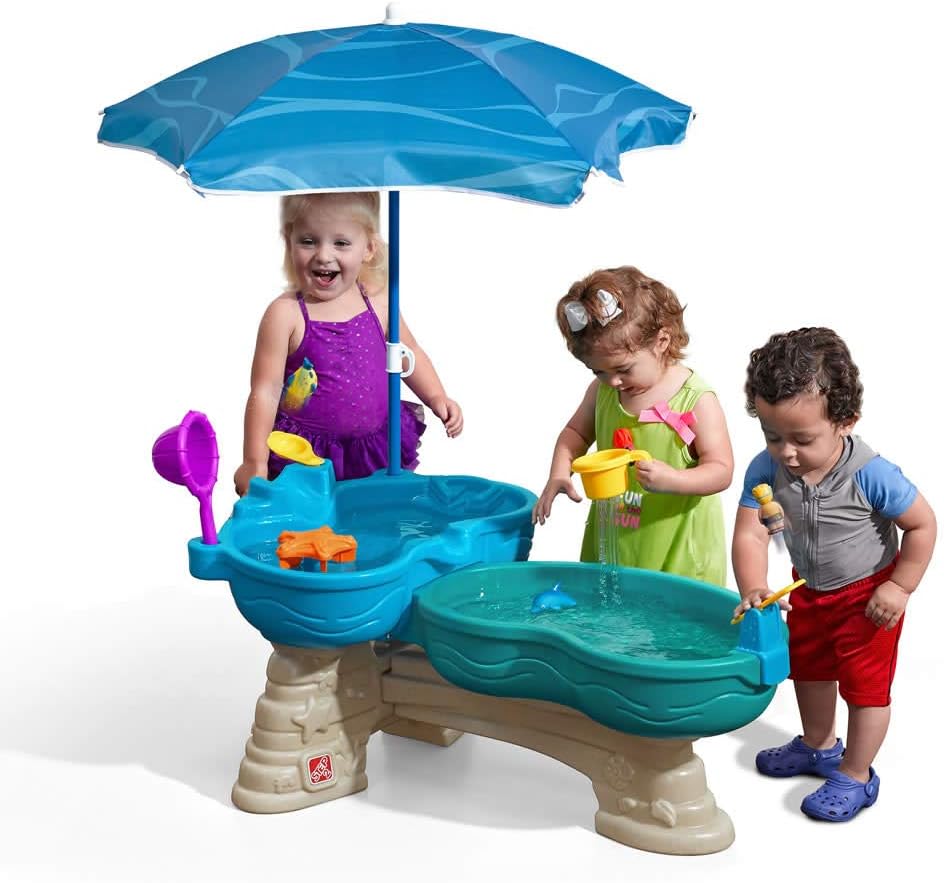 Two-Tier Water Table for Kids  - Kids Outdoor Frame avaliação e preço