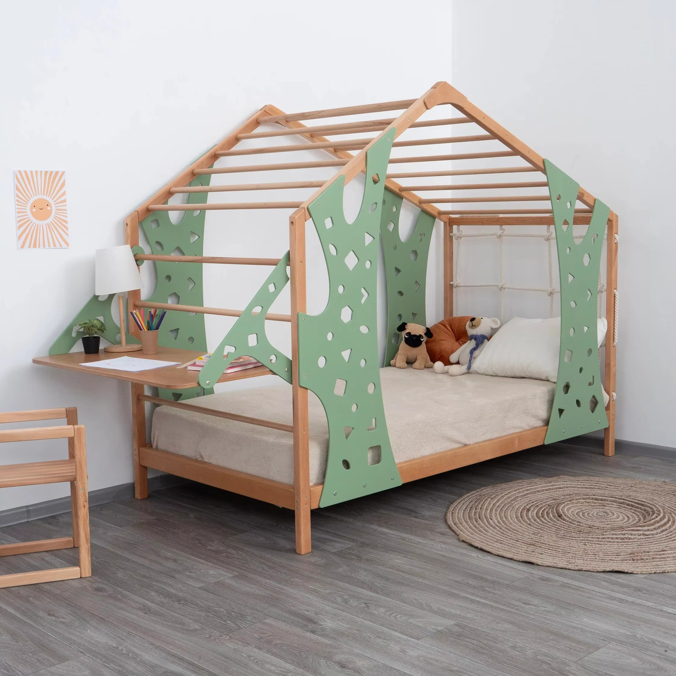 *Montessori Toddler Bed Twin B - Kids Outdoor Frame avaliação e preço
