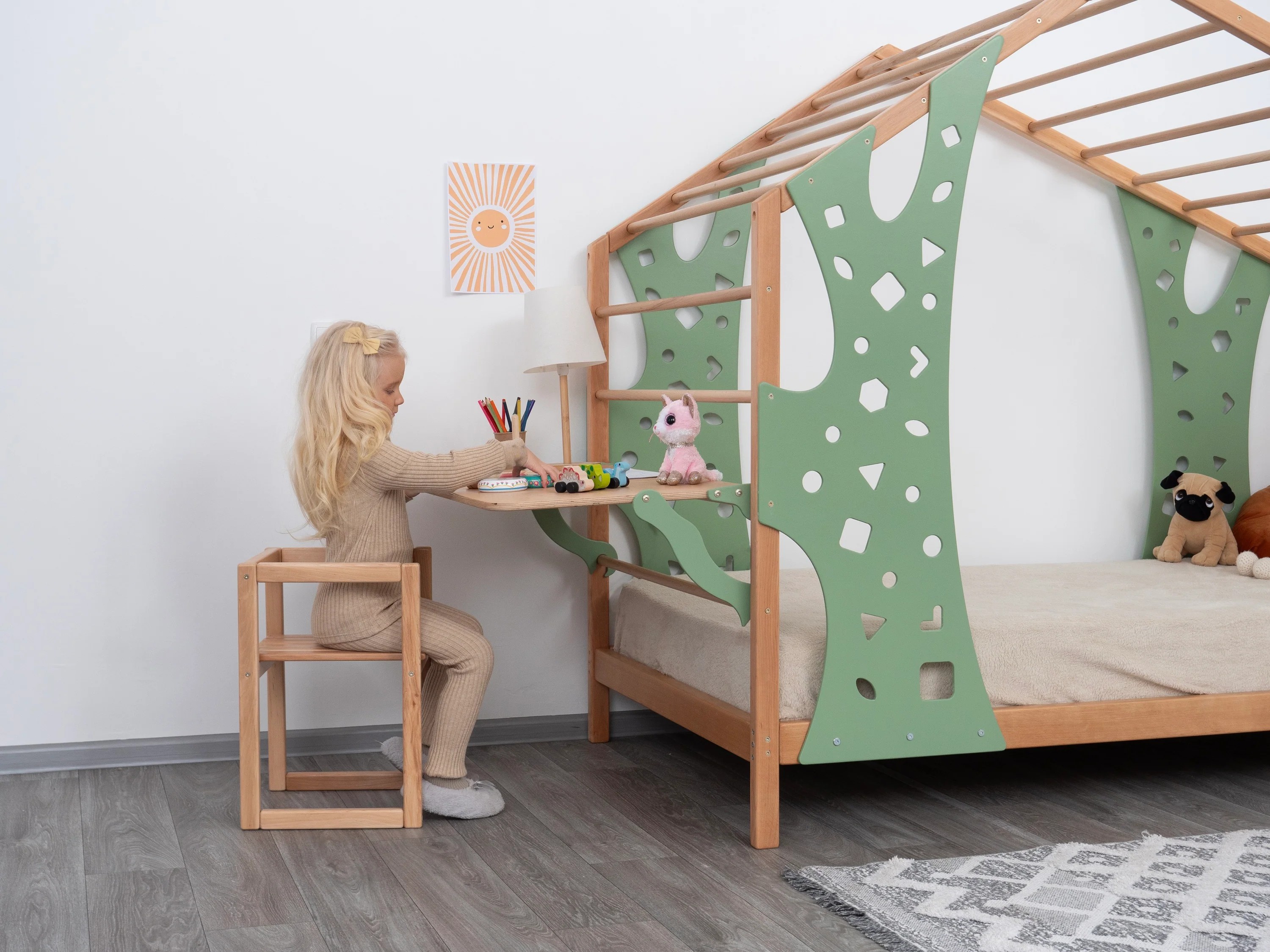 *Montessori Toddler Bed Twin B - Kids Outdoor Frame avaliação e preço