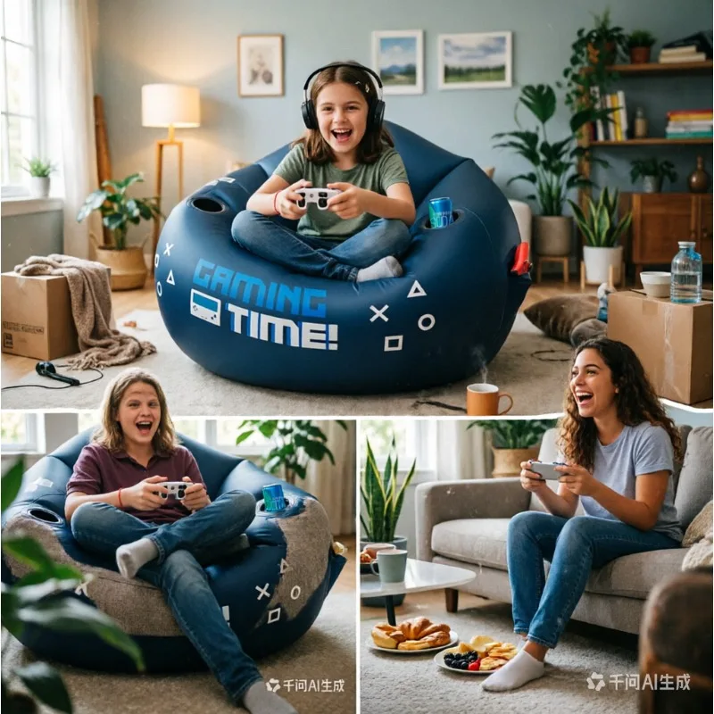 Eco-Friendly PVC Kids Inflatab - Kids Outdoor Lounge Furniture avaliação e preço