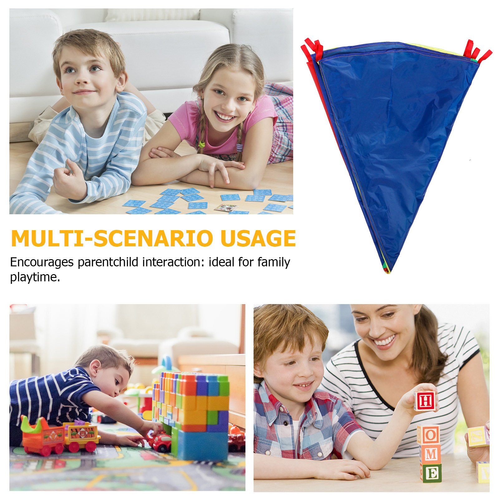 Rainbow Parachute Kindergarten - Kids Outdoor Play Equipment avaliação e preço