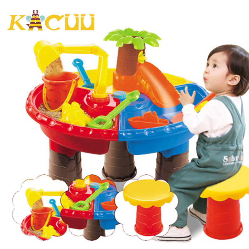 1 Set Children Beach Table San - Kids Outdoor Folding Table avaliação e preço